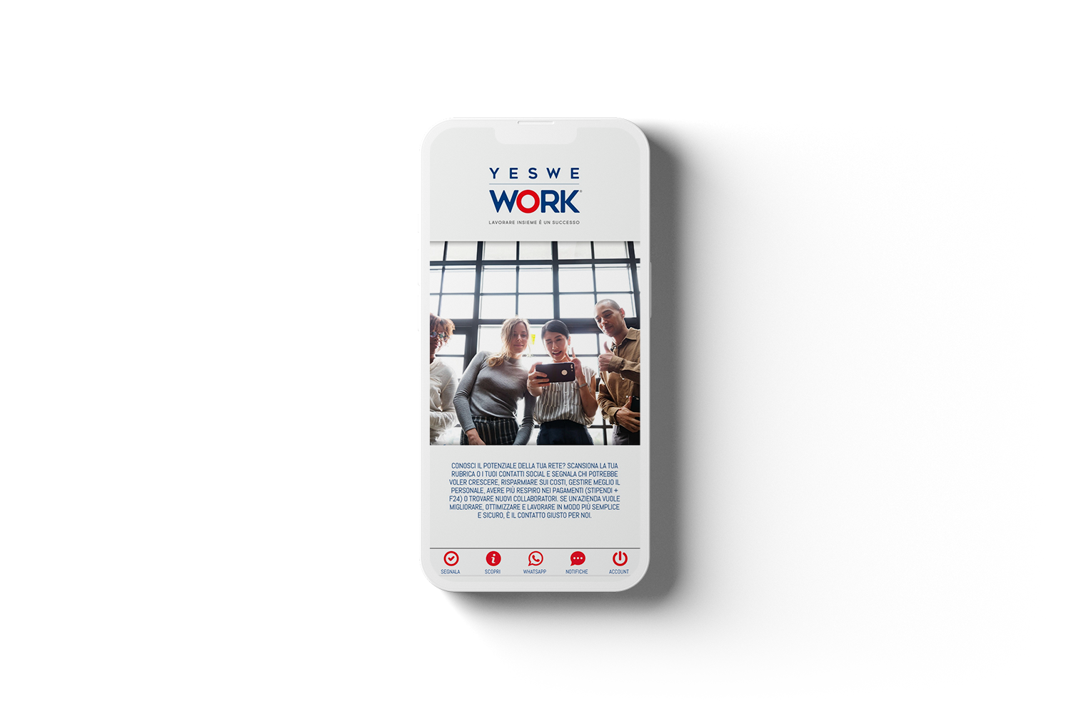 APP YesWeWork — Club Forza Lavoro